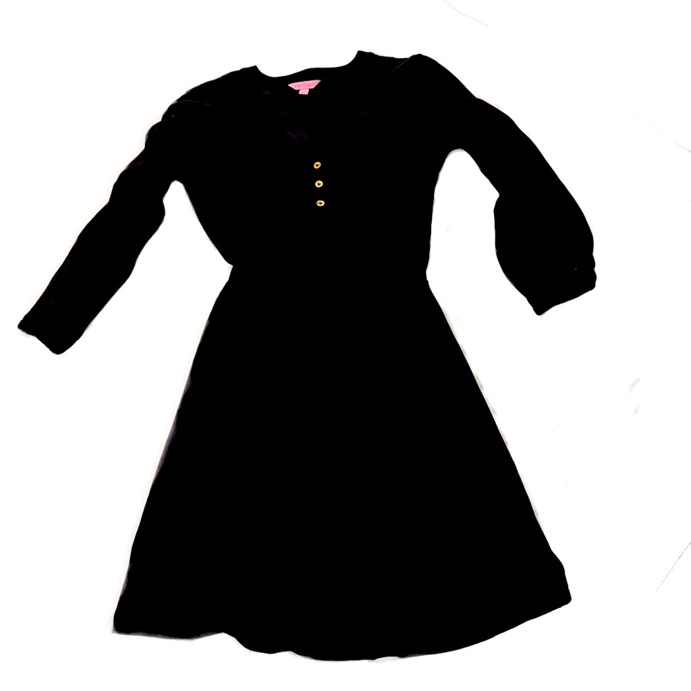 Lily Pulitzer black dress. M